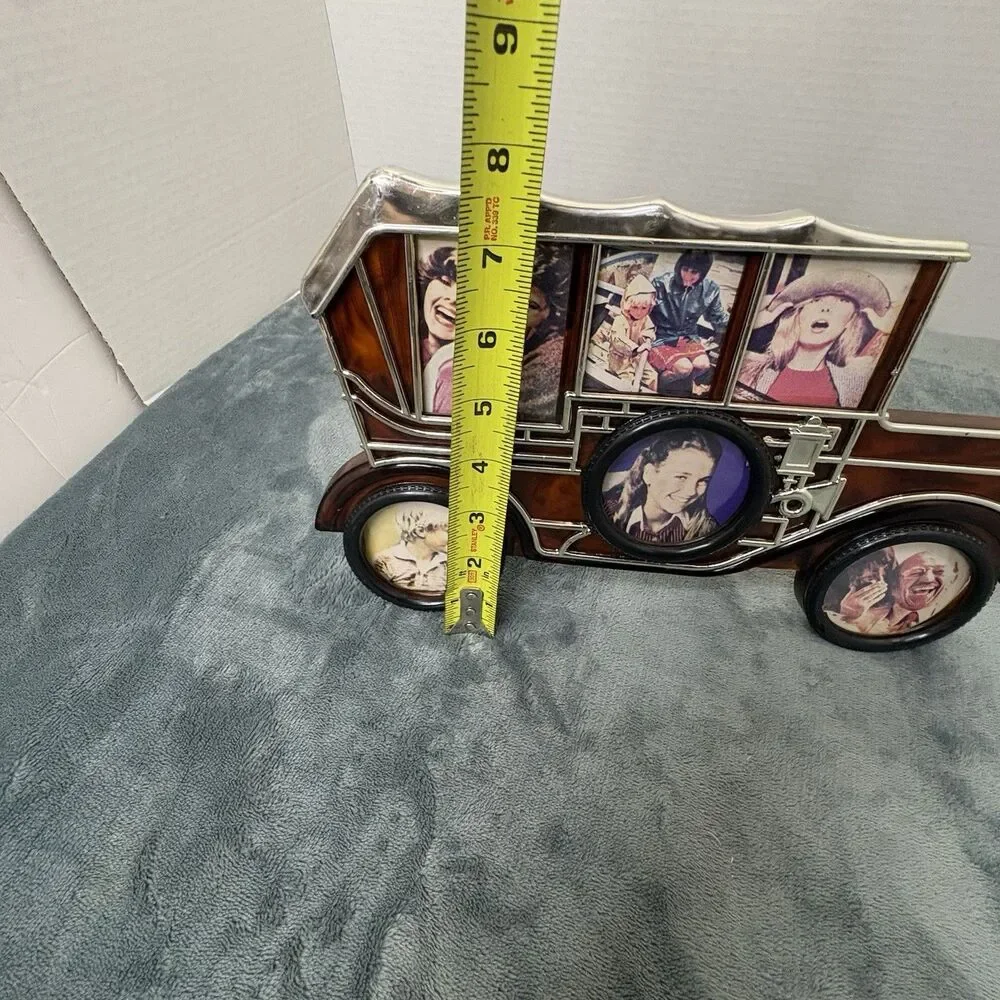 Vintage Plastic Picture Frame Classic Model T Photo Collage Automobile